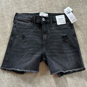 abercrombie kids Jean high rise bike shorts
